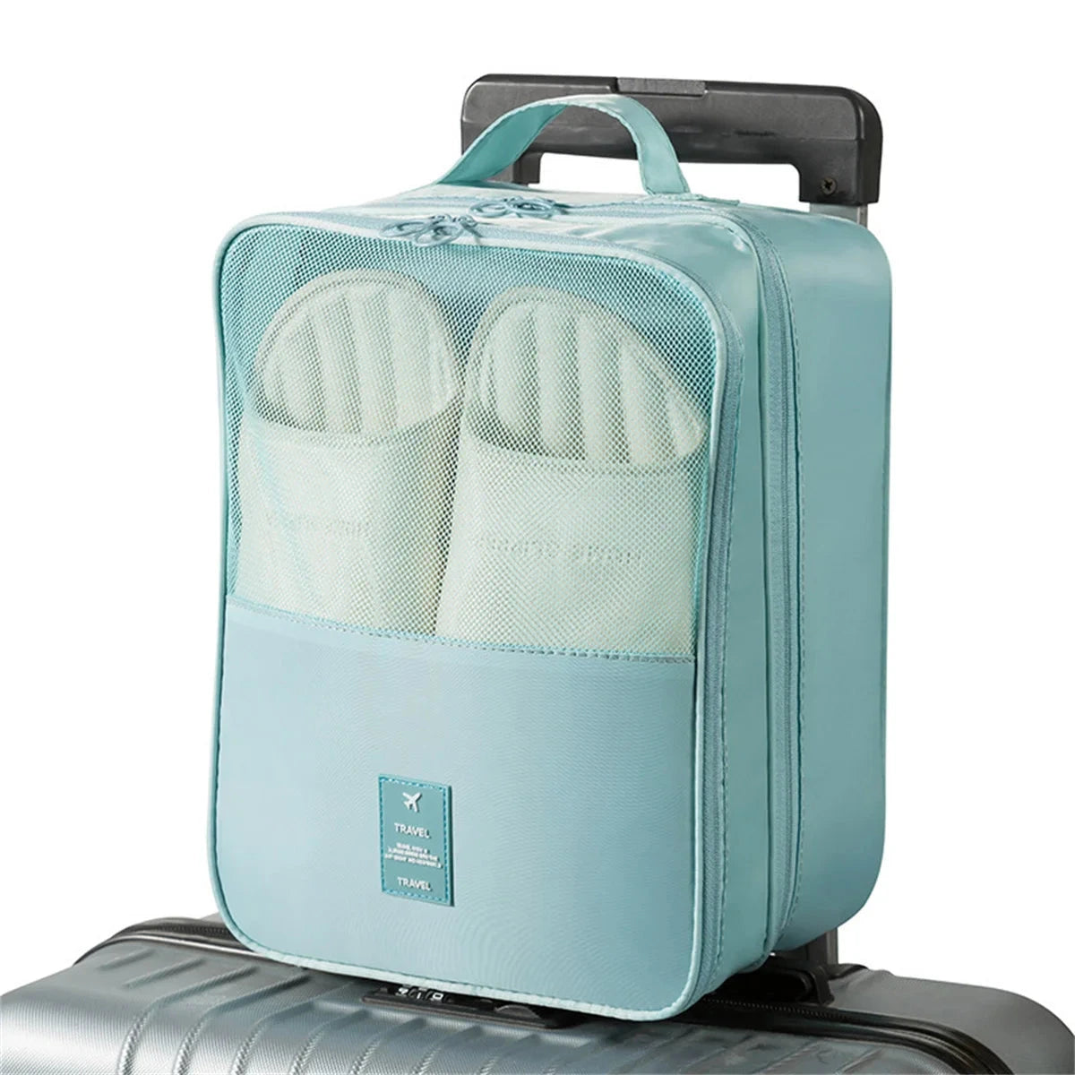 Travel shoe storage bag suitcase business trip travel shoe box shoe cover slippers shoe bag storage bag shoe bag accessories bag Savoir voyager