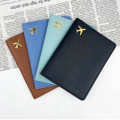 PU Leather Travel Passport Protective Case Thickened Passport Holder Case Savoir voyager
